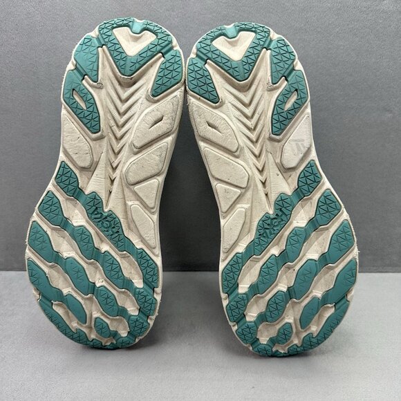 Womens Size 9.5 (B) Hoka One One Clifton 8 Shoes Aquarella Blue Running Sneakers